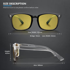 livho gafas puestas conduciendo de noche reduciendo deslumbramiento