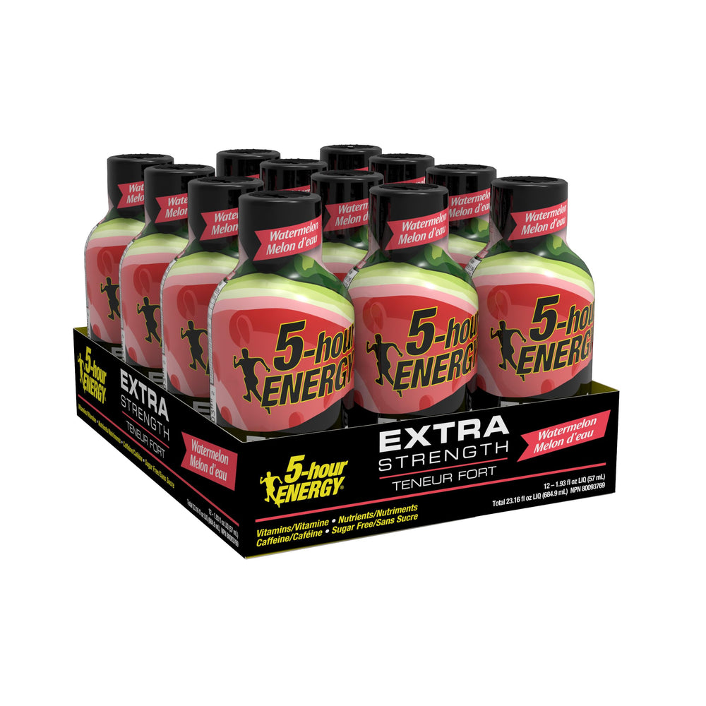 Living Essentials envase frontal mostrando etiqueta y sabor sandía energizante