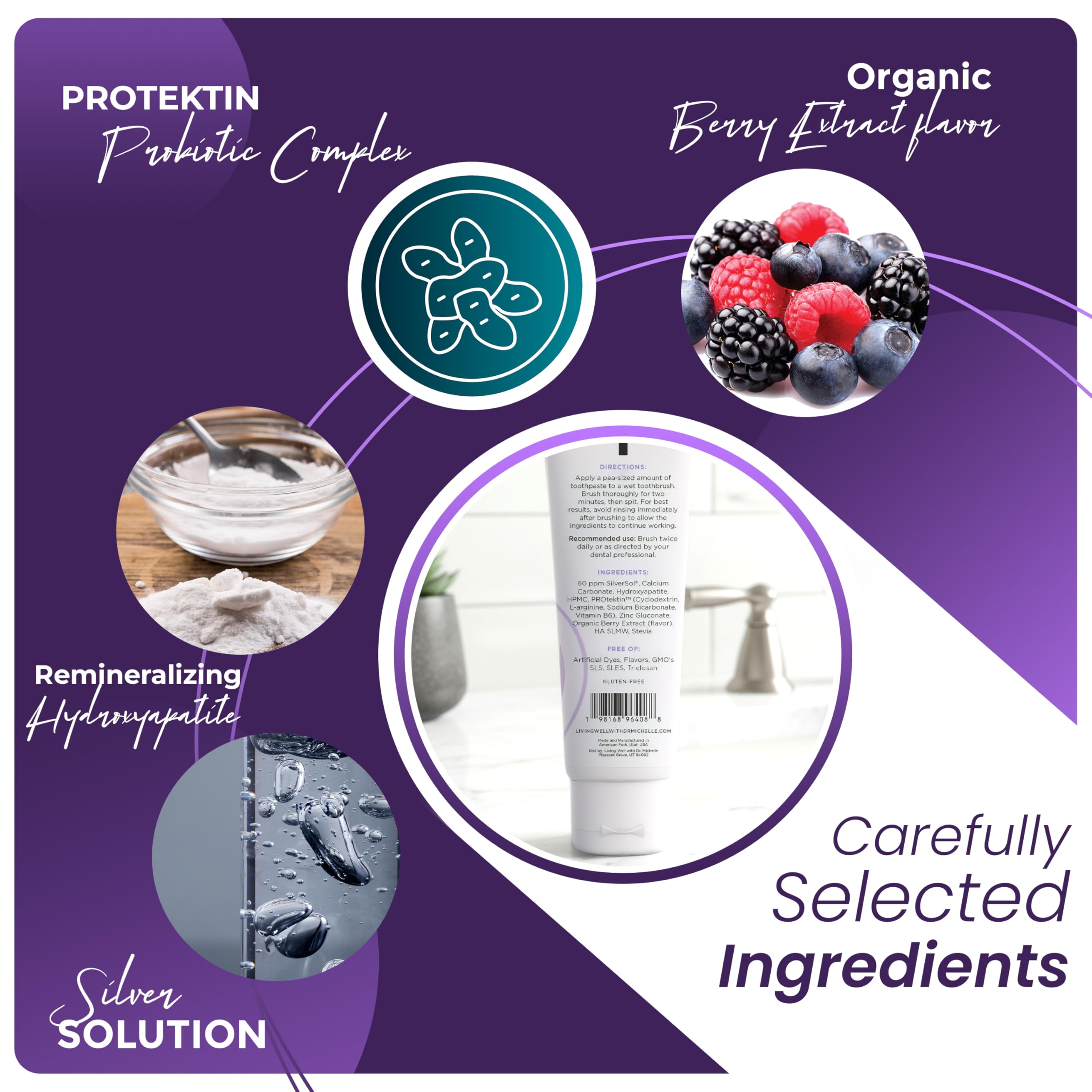 Living Well with Dr. Michelle producto en baño infantil creando hábito saludable