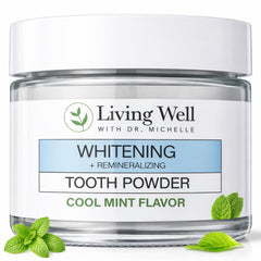 Living Well con Dr. Michelle envase frontal, presenta confianza y etiqueta clara
