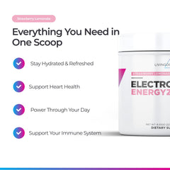 Livingood Daily etiqueta con lista de ingredientes limpia y beneficios