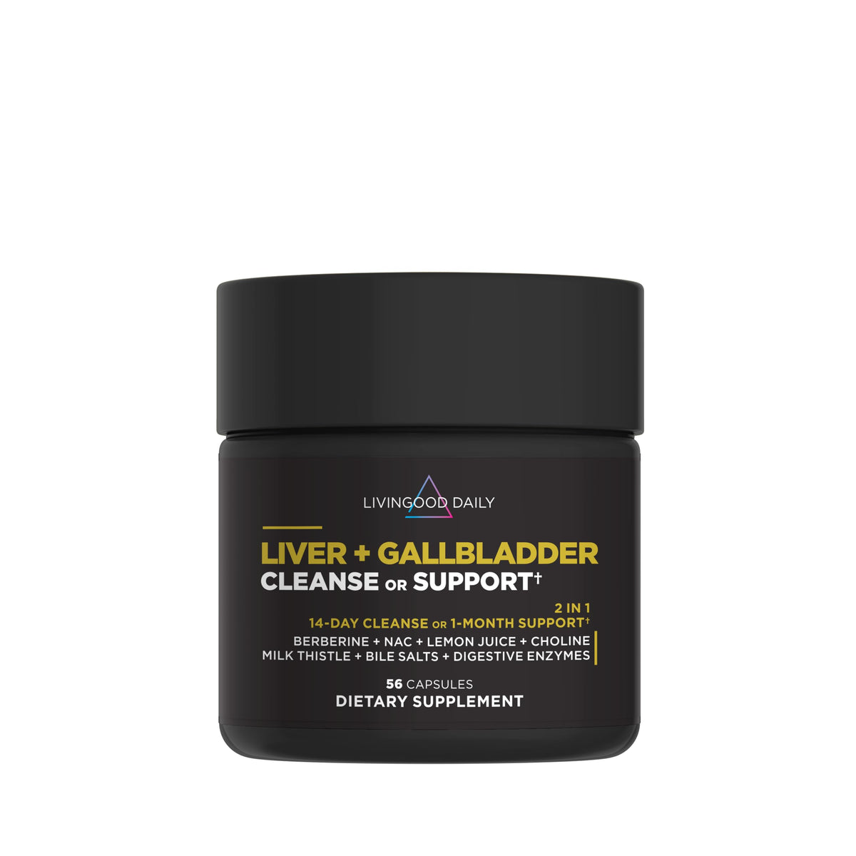 Livingood Daily envase frontal mostrando diseño y dosis claras