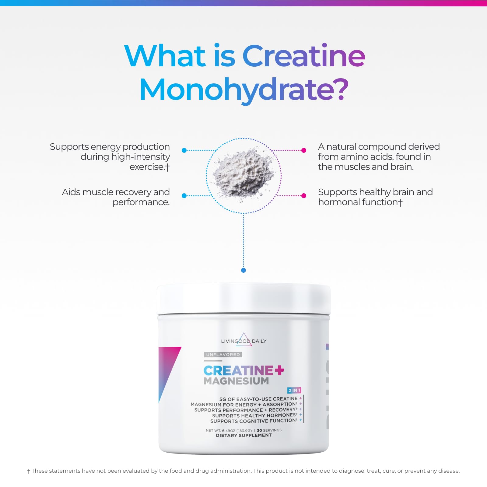 Livingood Daily polvo mezclado en vaso transparente, beneficio sin sabor evidente