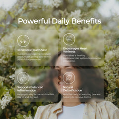 Livingood Daily envase abierto con cápsulas organizadas para uso diario