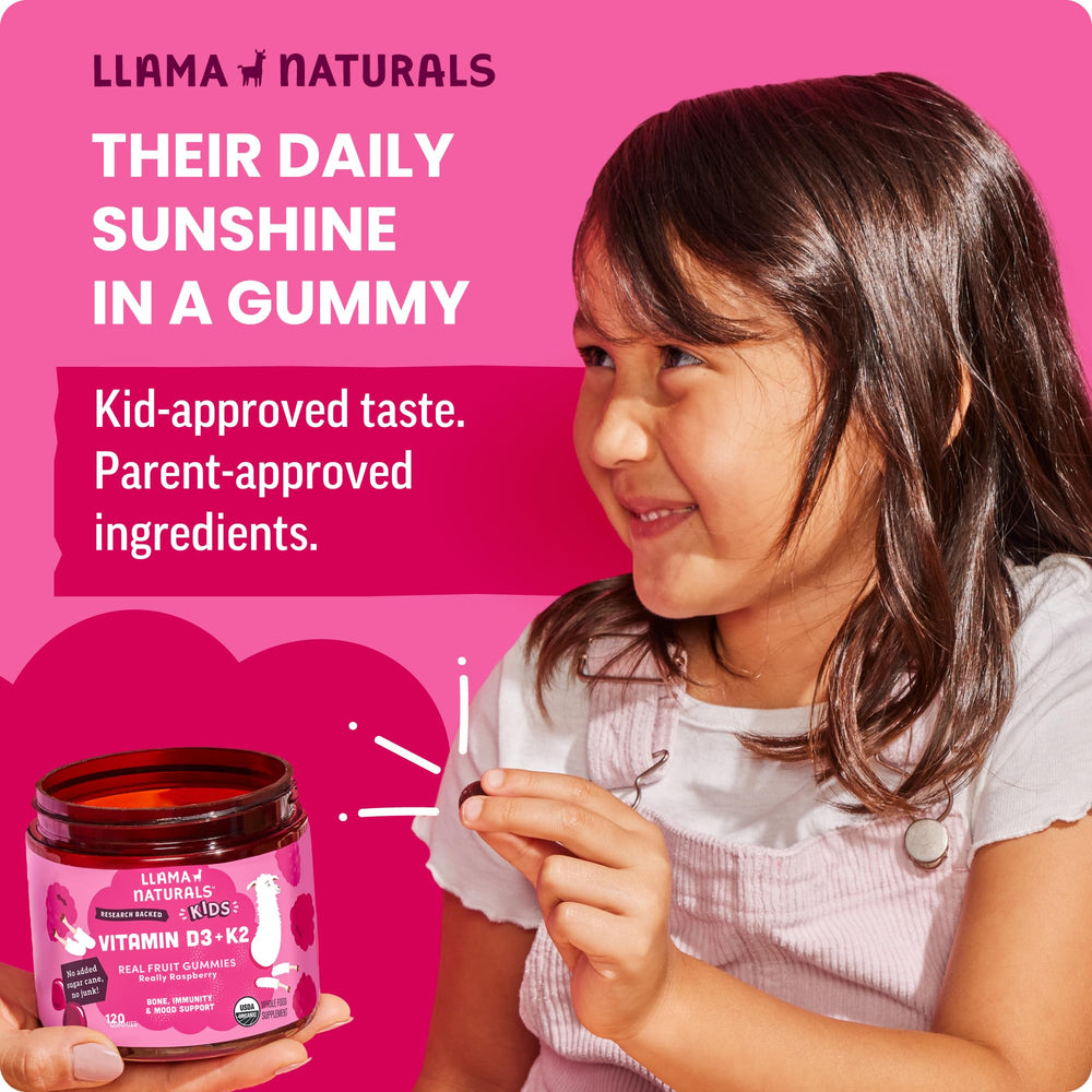 Llama Naturals etiqueta con dosificación y composición, información transparente