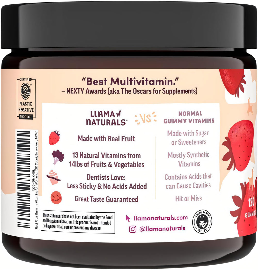 Frutas orgánicas usadas por Llama Naturals, aporte de vitaminas naturales