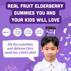 Niño tomando una gomita Llama Naturals, apoyo práctico en la rutina diaria