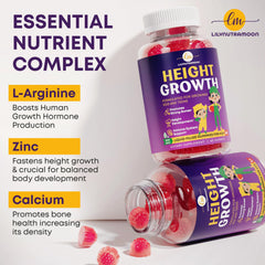 LM LILYNUTRAMOON primer plano de gomita con textura masticable y sabor agradable