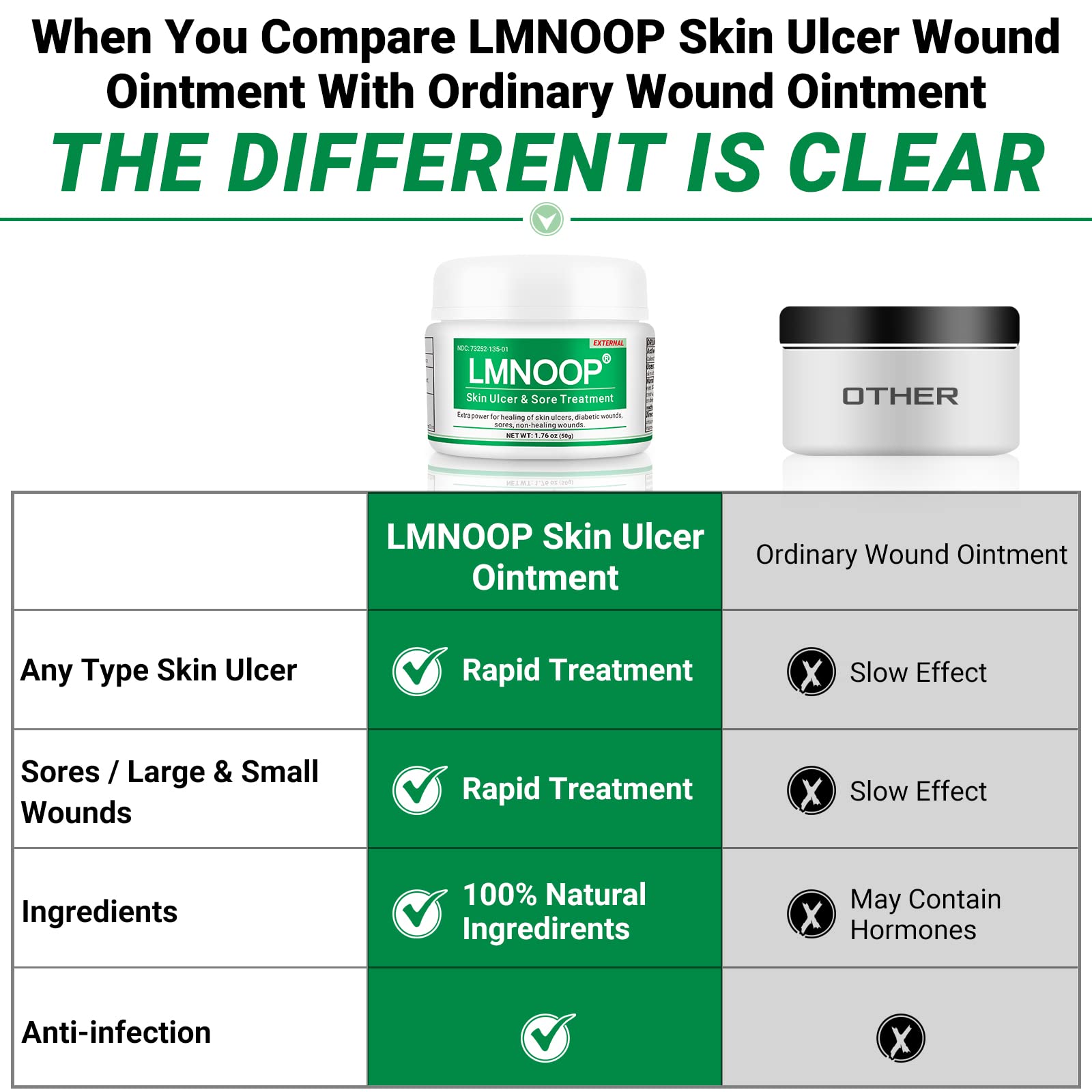 LMNOOP envase abierto mostrando contenido untuoso para protección
