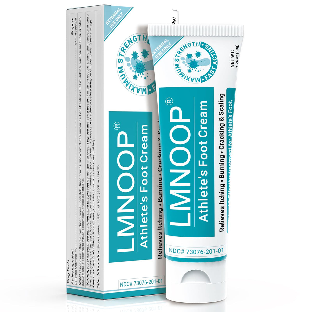 LMNOOP envase frontal mostrando marca y beneficio antifúngico