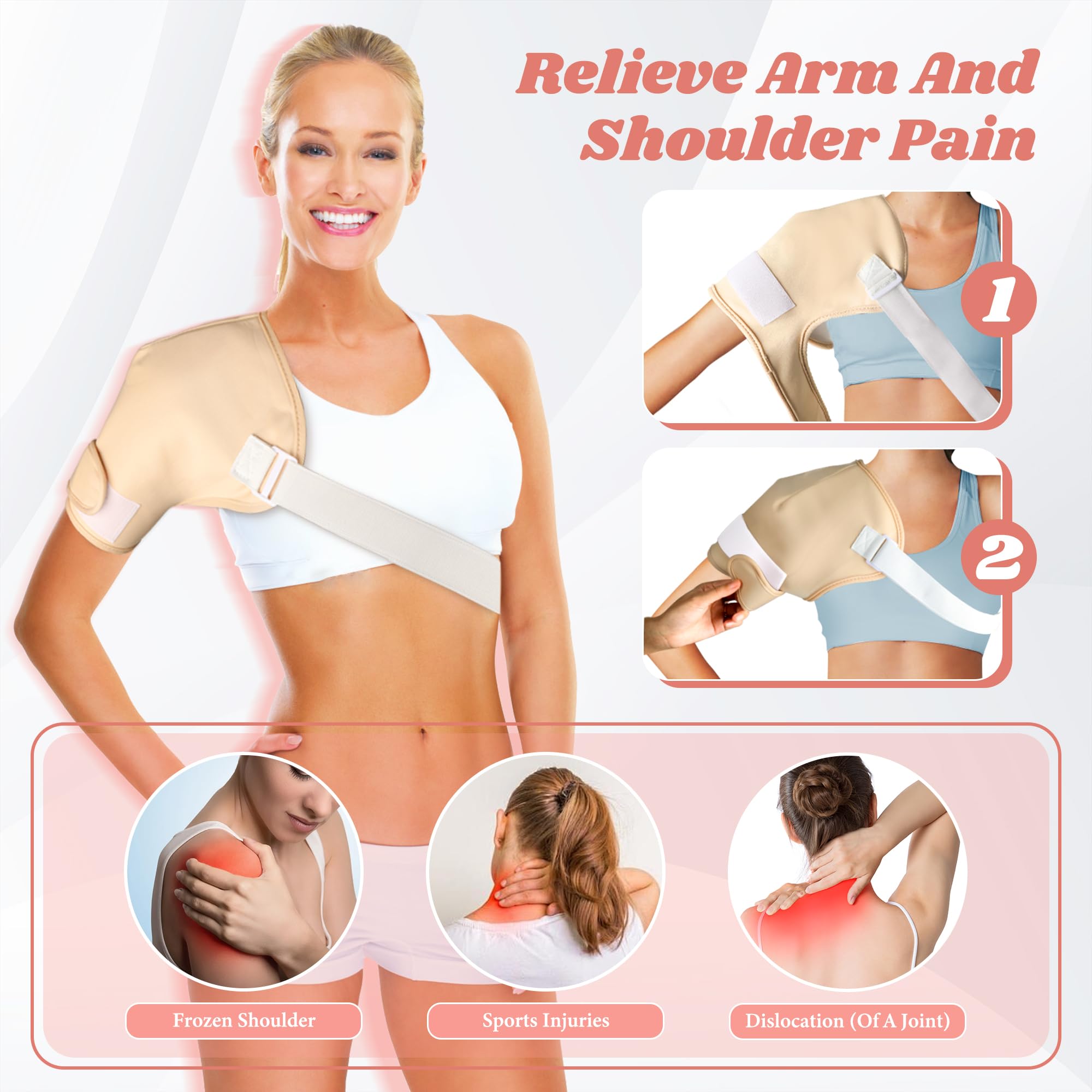 Lnkful compresa para cuello ajustada que ofrece soporte y comodidad