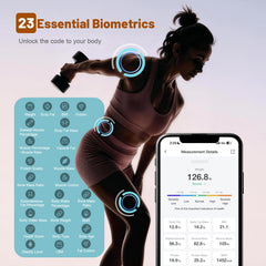 LOBRULLT etiqueta con iconos de Bluetooth y apps que facilita integración salud