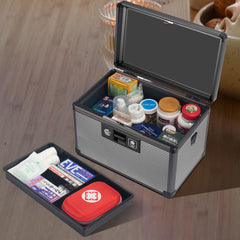 Lockbako detalle de cerradura y dos llaves para control de acceso