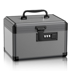 Lockbako vista frontal de la caja mostrando el diseño seguro y compacto