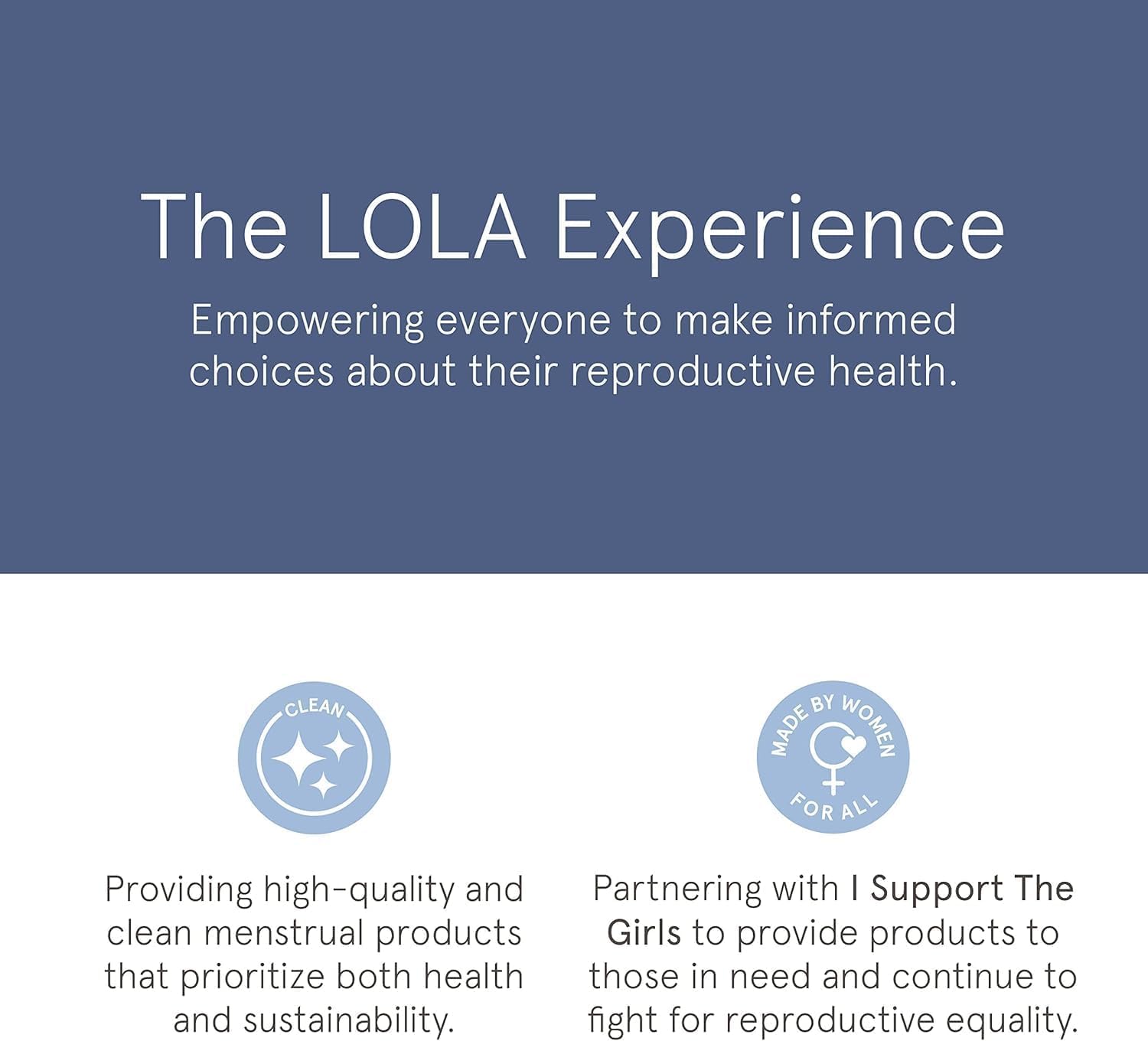 LOLA estilo de vida: paquete en bolso listo para llevar y protección confiable