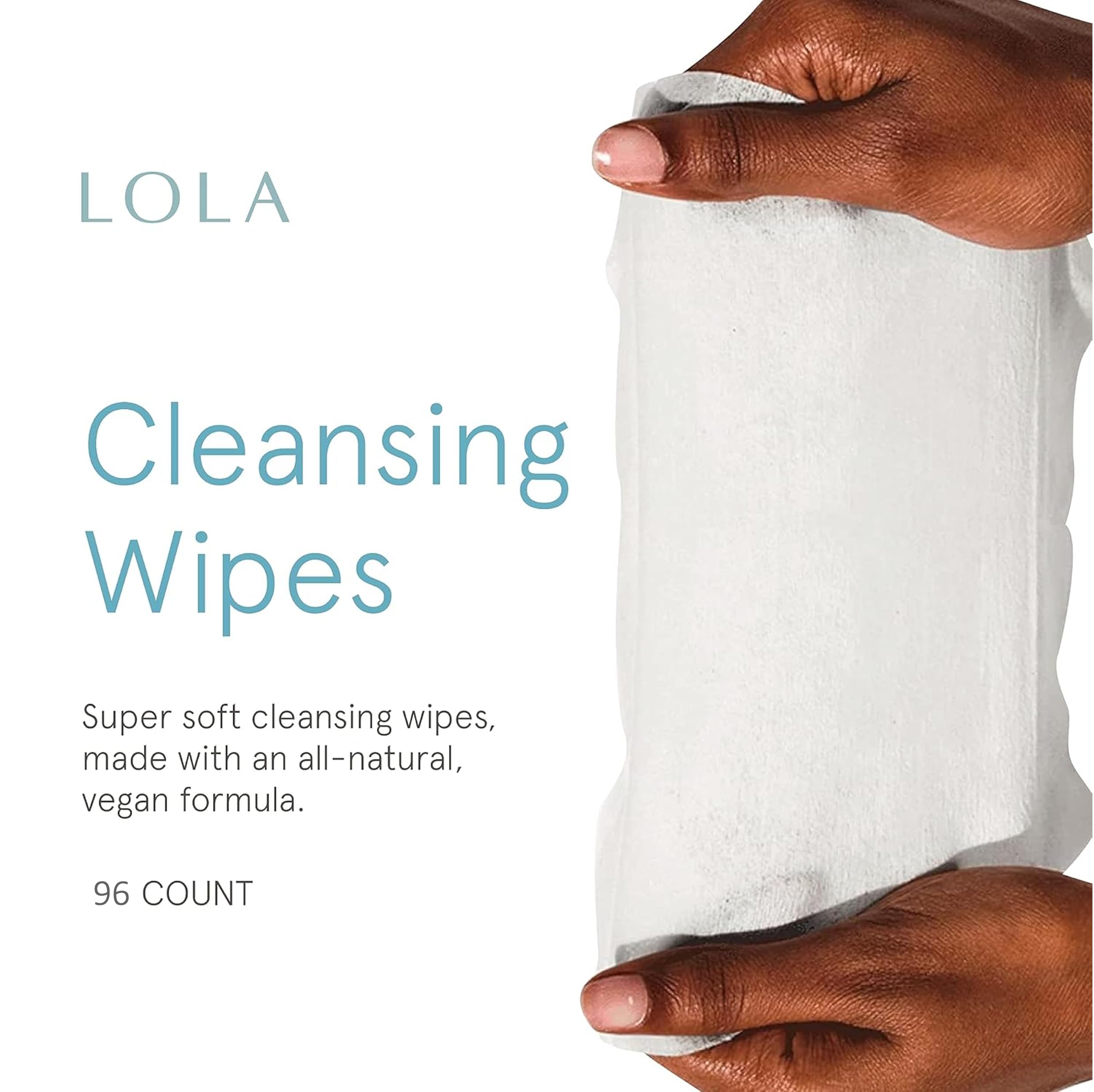 LOLA primer plano de la textura de viscosa de bambú, suavidad y absorción delicada