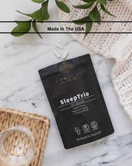 LongLiv Health and Vitality producto en habitación relajante para ilustrar uso nocturno
