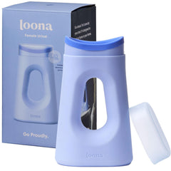 Boom Home Medical Loona vista frontal mostrando forma y color azul, conveniente