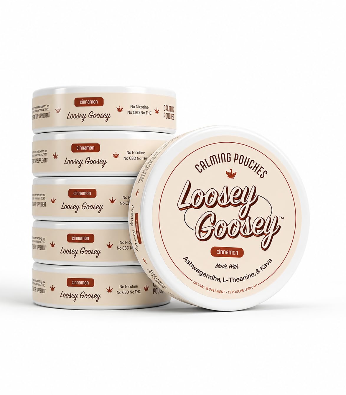 Escena de estilo de vida con Loosey Goosey en una mesa para un momento relajado