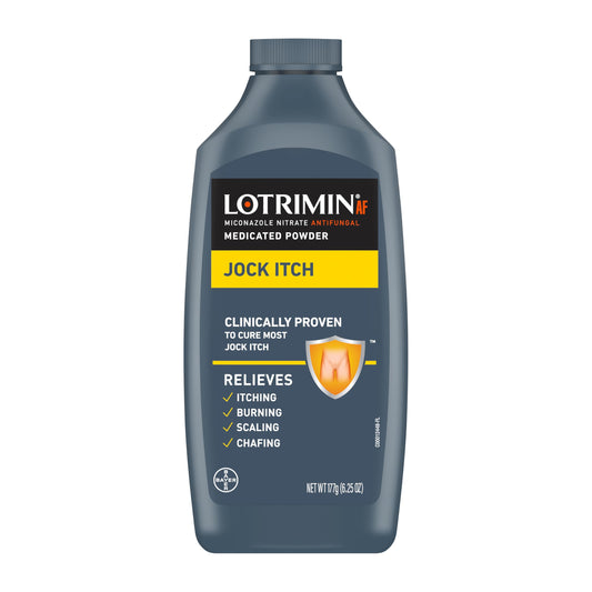 Lotrimin envase frontal mostrando el producto y uso claro