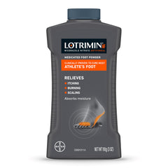 Lotrimin envase frontal mostrando marca y tamaño, beneficio confianza en tratamiento