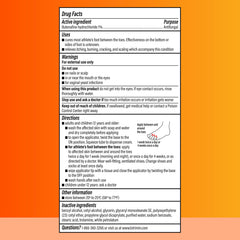 Detalle de instrucciones impresas en el empaque de Lotrimin Ultra, guía segura