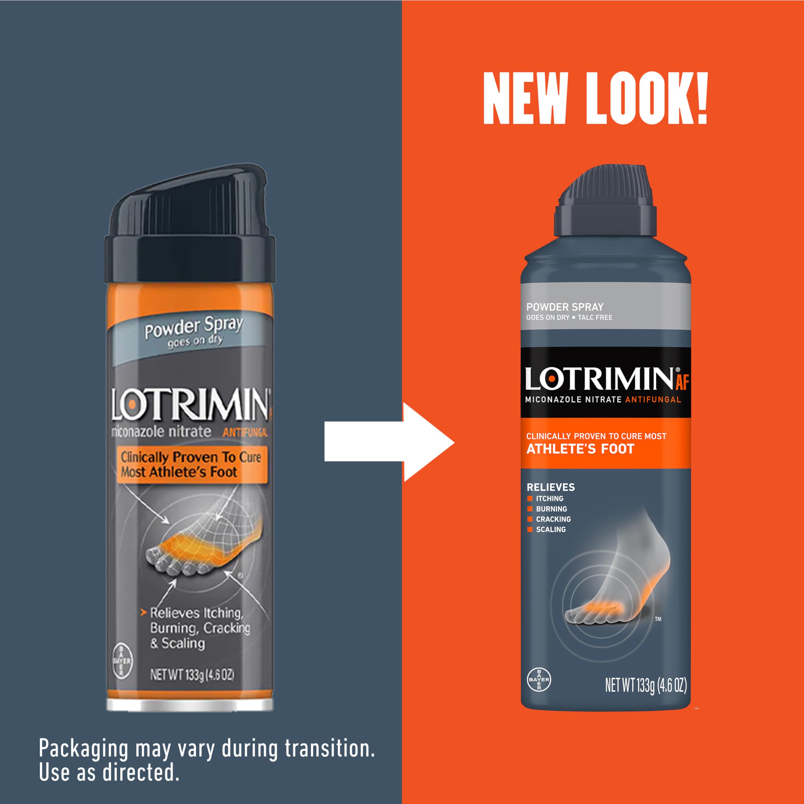 Lotrimin spray detalle de boquilla para aplicación precisa y eficiente
