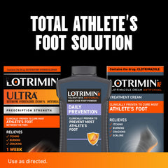 Lotrimin Ultra detalle de la cajita con instrucciones claras y seguridad