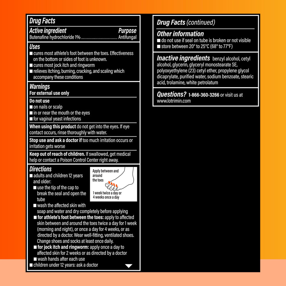 Lotrimin Ultra instrucciones de uso ilustradas para aplicación correcta