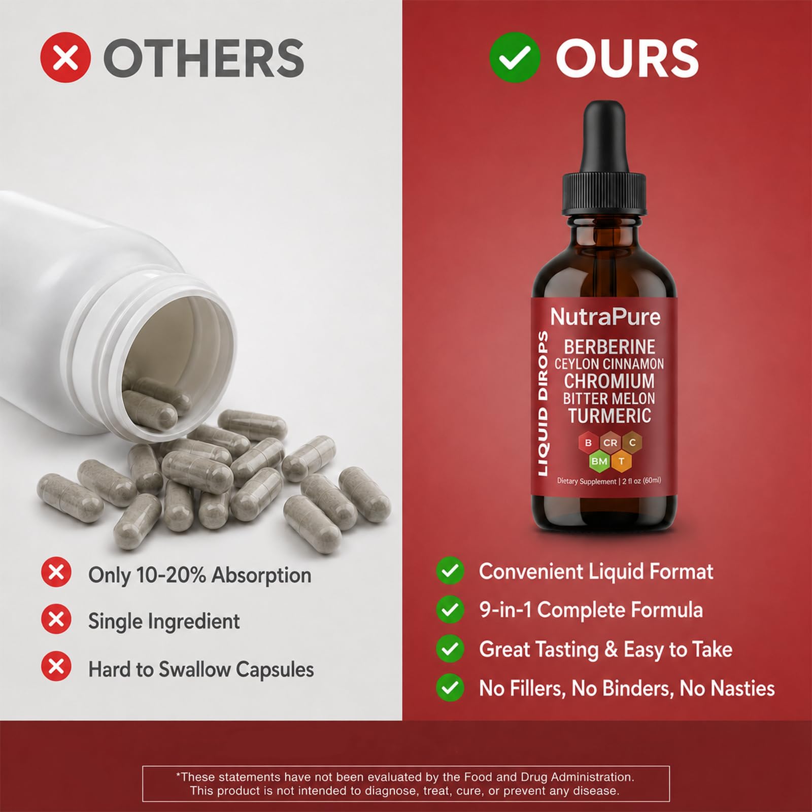 Louma NutraPure etiqueta con lista de ingredientes visible, beneficio de transparencia