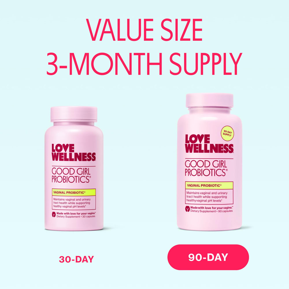 Love Wellness envase abierto con cápsulas en mano para dosificación práctica