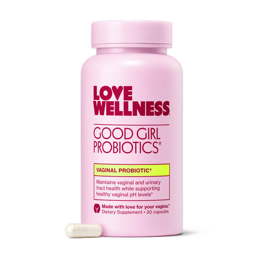 Love Wellness vista frontal del empaque que transmite confianza y soporte íntimo