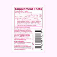 Love Wellness ingredientes (toronja, cúrcuma, ajo) cerca, enfoque natural