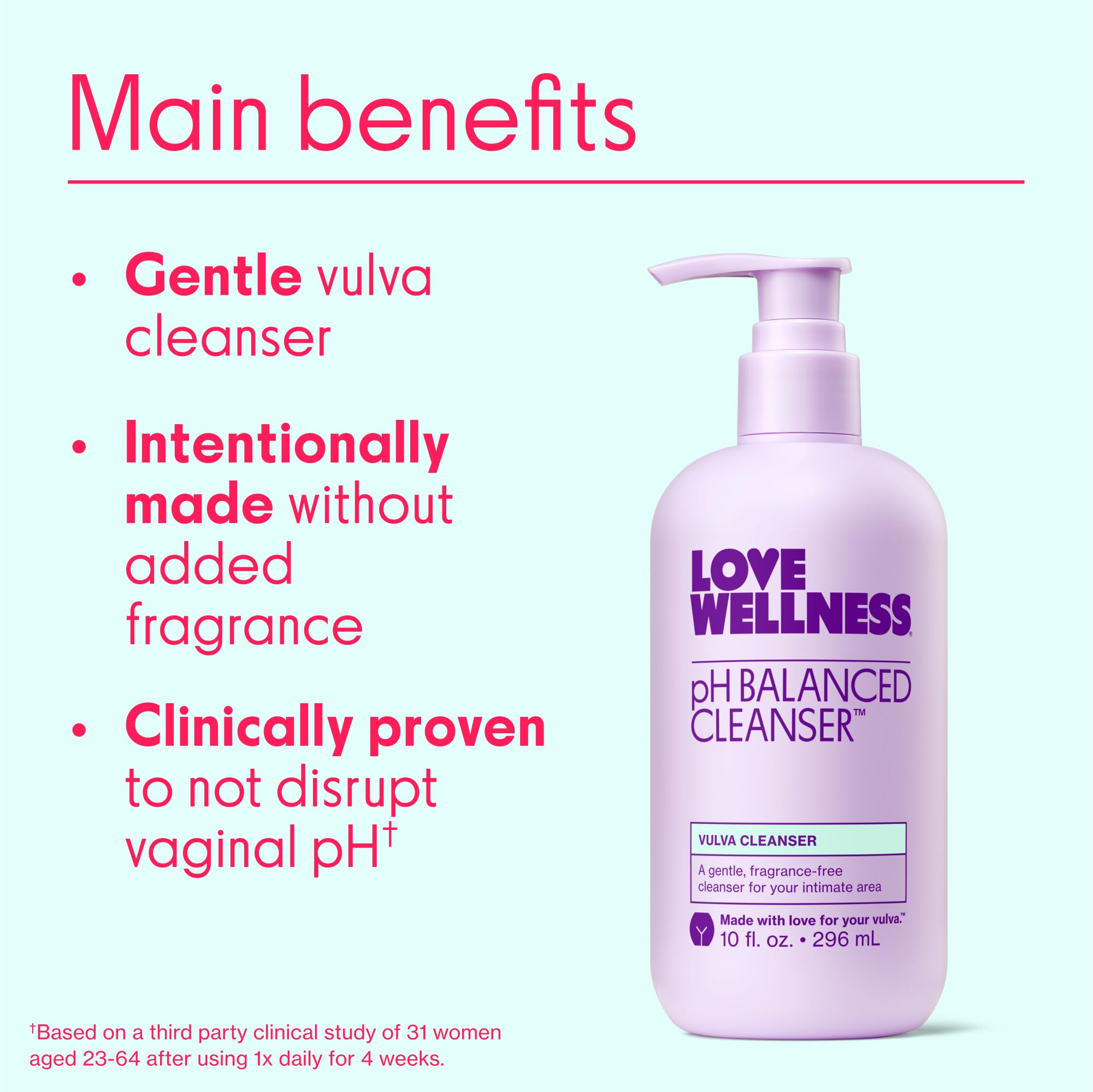Love Wellness producto en ducha ilustrando uso práctico y limpieza delicada