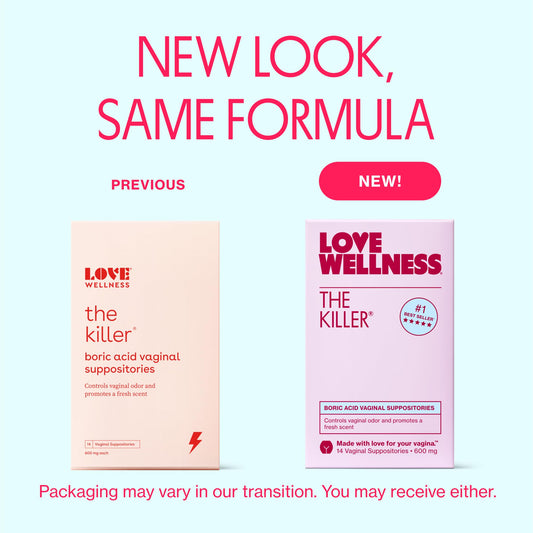 Love Wellness detalle del supositorio que resalta textura fácil de insertar