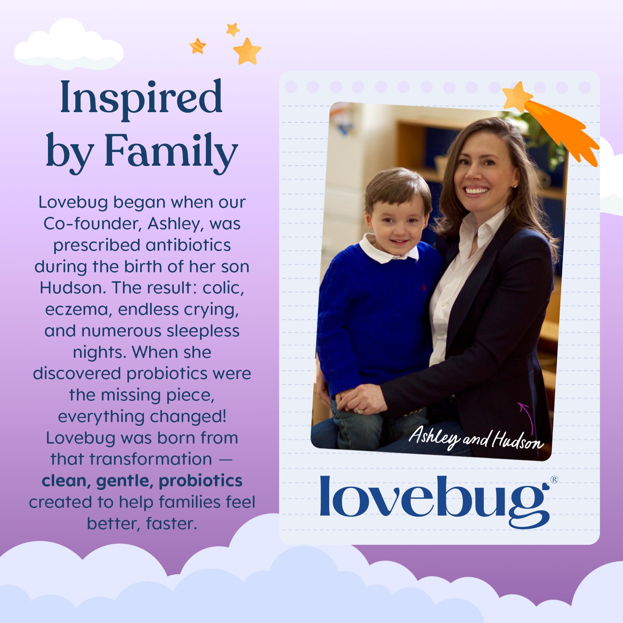 LOVEBUG añadido en puré de fruta para introducir con alimentos sólidos