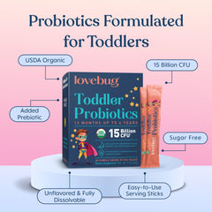 LOVEBUG mezclado en yogur frío para niños, oculto a paladar exigente