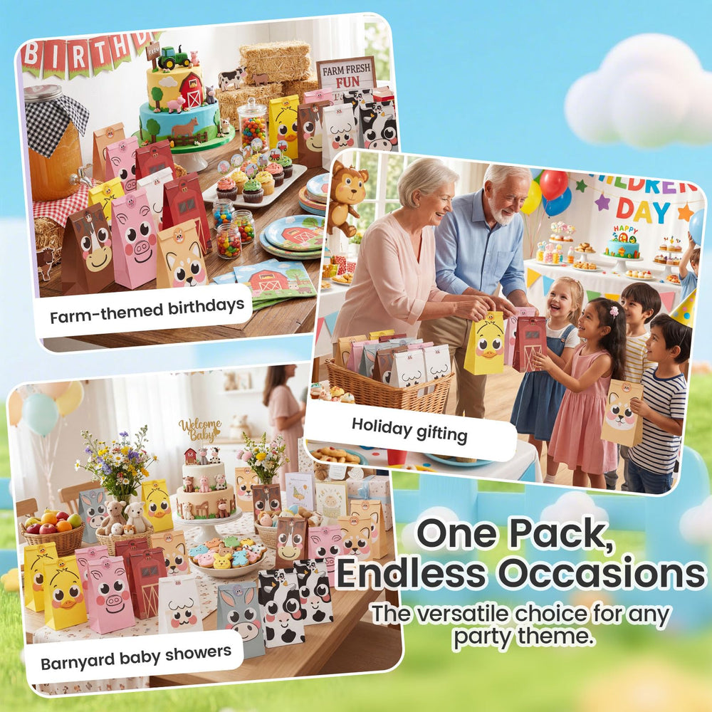 LovesTown bolsas en una fiesta infantil, decoración temática instantánea