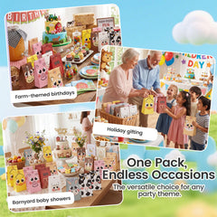 LovesTown bolsas en una fiesta infantil, decoración temática instantánea