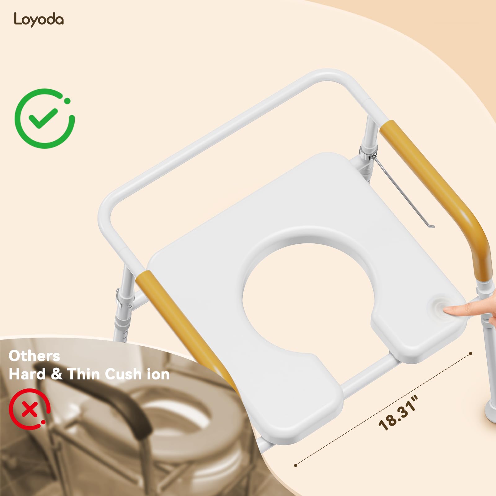 Loyoda portarrollos integrado y accesorios para mayor conveniencia
