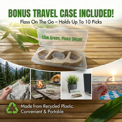 LP LivingPro estuche de viaje abierto con espacio para 10 picks, almacenamiento higiénico