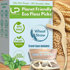 LP LivingPro paquete frontal de 220 picks con funda, conveniencia portátil