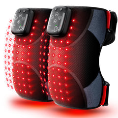 LTW vista frontal del masajeador de rodilla y su confort portátil