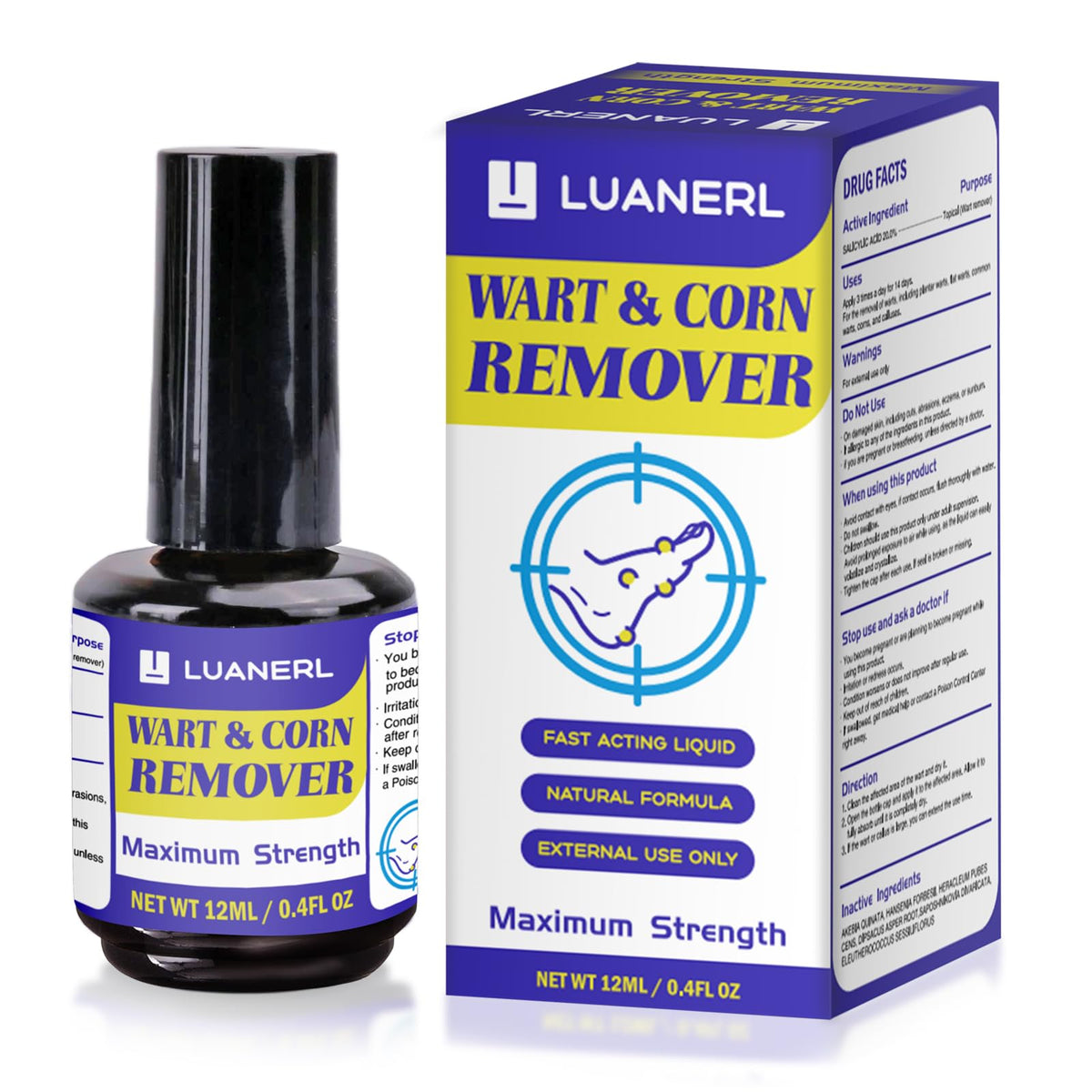 luanerl envase frontal mostrando diseño y dosificación segura