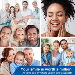 luckin smile boquilla larga colocada para dosificar evitando contacto con encías