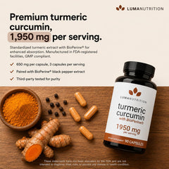 Cápsula Luma Nutrition en mano para comparar tamaño y facilitar la toma