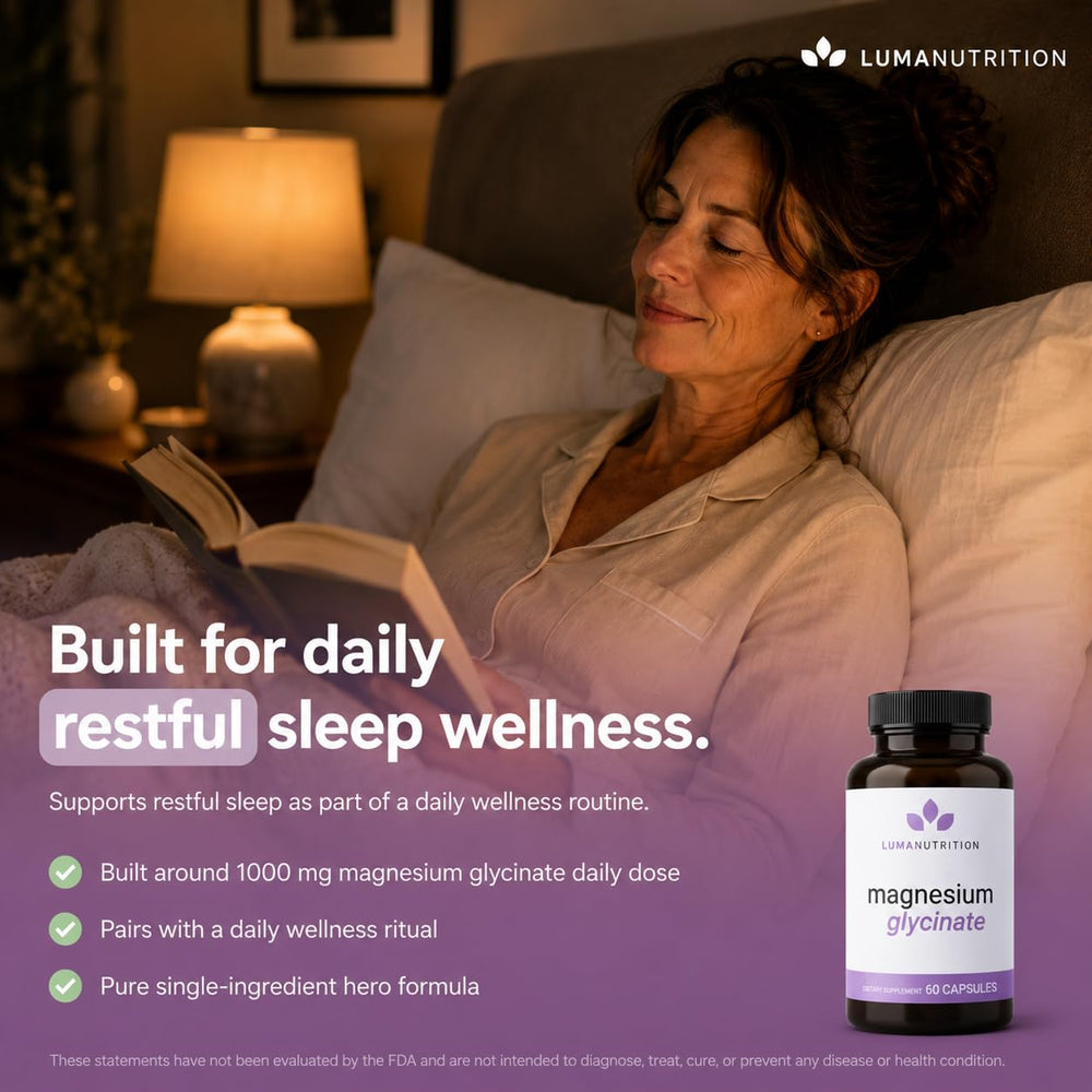 etiqueta Luma Nutrition con información nutricional y certificaciones