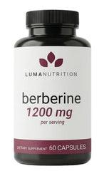 Luma Nutrition frasco frontal mostrando diseño y cantidad 60 cápsulas