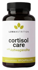 Luma Nutrition frasco frontal mostrando diseño y tamaño, confianza en calidad