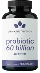 Luma Nutrition envase frontal mostrando diseño y dosis mensual beneficios evidentes